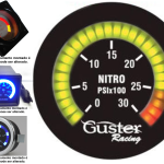 NI-30 - PRESSÃO NITRO (3000 PSI (210 BAR)) SENSOR ELETRÔNICO/LEDS PROGRESSIVOS/CIRCULAR