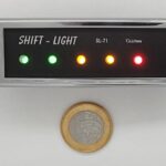 SL-71 - SHIFT LIGHT PROGRESSIVO PROGRAMÁVEL COMPACTO( COM 5 LEDS)