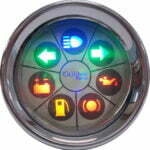 Sinaleira de 7/8 sinais também é conhecido como: sinaleira de painel de carro, sinaleira de painel universal, sinaleira de painel, indicador de sinais de painel, sinais do painel do carro, luzes do painel do carro, alertas do painel do carro, moto ou máquinas.