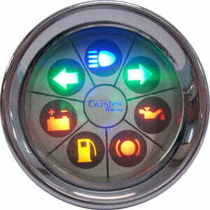 Sinaleira de 7/8 sinais também é conhecido como: sinaleira de painel de carro, sinaleira de painel universal, sinaleira de painel, indicador de sinais de painel, sinais do painel do carro, luzes do painel do carro, alertas do painel do carro, moto ou máquinas.