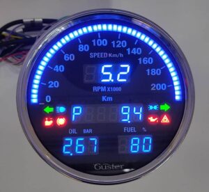 Velocimetro, odometro, contagiros, pressão de oleo, nivel de combustivel e sinaleira painel. Velocimetro. Painel de instrumentos Land Rover Range Sport Evoque Defender Discovery Freelander. Multifuncional 100 mm (land rover e similares) pode ser usado como: velocimetro com GPS, painel instrumentos para Land Rover, painel instrumentos Land Rover, velocimetro Land Rover, velocimetro instrumento combinado land rover, medidor indicador instrumento land rover, velocimetro para baixas velocidades, velocimetro para altas velocidades,  instrumento combinado de painel para automóveis, carros, máquinas, equipamentos, indicador 100 mm, relogio 100 mm, instrumento 100 mm, multifuncional 100 mm