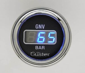 Relogio marcador GNV. Manometro medidor de GNV digital. Marcador de nivel de GNV. Guster fabricante. O nivel GNV GV-10 é um  instrumento para indicar o nivel de combustivel  GNV no tanque do veículo ou  outro equipamento similar.