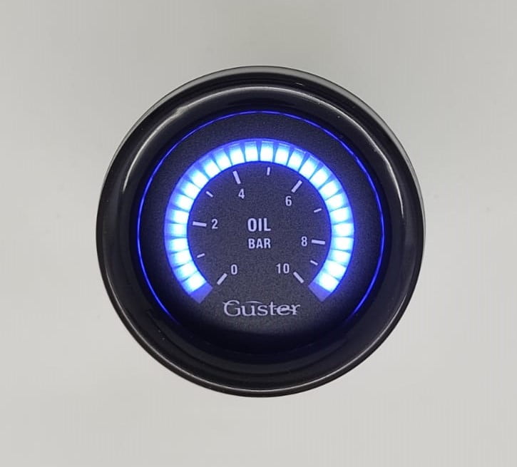 Manometro pressao oleo. O indicador pressão do óleo PO-30 é um  instrumento para indicar a pressão do óleo no veículo ou  outro equipamento similar.